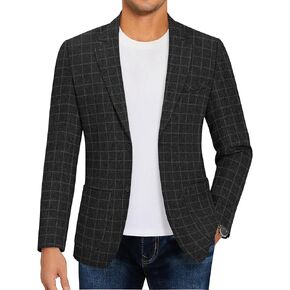 COOFANDY Mens Casual Blazer Sport Coat Lightweight Two Button Business Suit Jackets