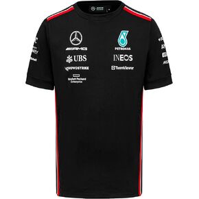 Mercedes AMG Petronas Formula One Team - Official Formula 1 Merchandise Collection - 2023 Team T-Shirt - Black - Men - Size: XL