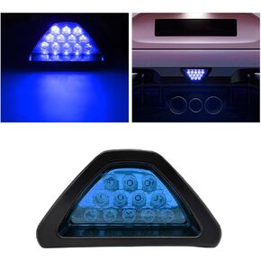 F1 Brake Lights, Waterproof Triangle Automotive Warning Light Flash Lamps, LED Rear Tail Fog Lights Third Brake Light for Most Cars Trucks, Universal Car Accessories (Red)