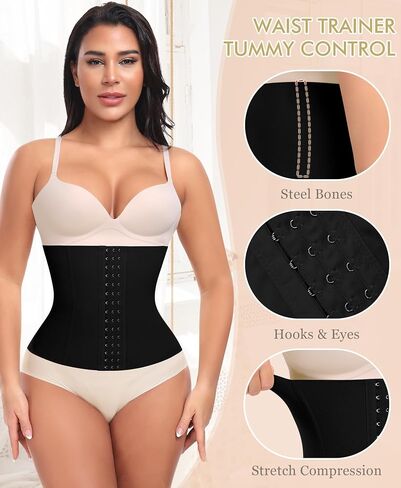 Ganado Waist Trainer for Women Tummy Control Waist Cincher Corset Shapewear in Kuwait