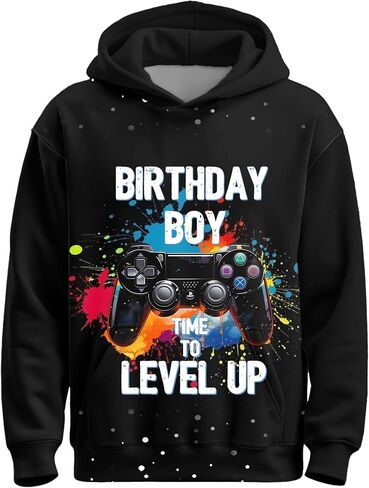 3D Novelty Hoodie Pullover for Boys Girls, Long Sleeve Hoodies Sweatshirt, Hoody Hooded for Kids Youth in Saudi Arabia