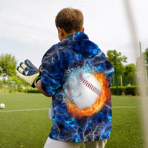 3D Novelty Hoodie Pullover for Boys Girls, Long Sleeve Hoodies Sweatshirt, Hoody Hooded for Kids Youth in Saudi Arabia