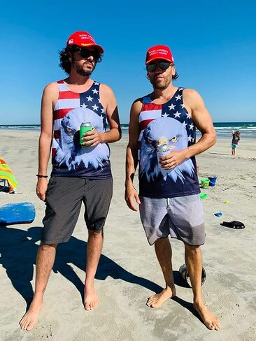 Goodstoworld Mens 3D Tank Top Novelty Graphic Breathable Quick Dry Sleeveless Beach Shirt S-4XL in Kuwait