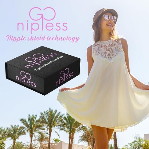 أغطية حلمات Go Nipless Pasties No Show - دروع حلمات لاصقة، أغطية حلمات من السيليكون للنساء، فطائر غير مرئية وقابلة لإعادة الاستخدام لتوفير أقصى درجات الراحة، بيج in Saudi Arabia