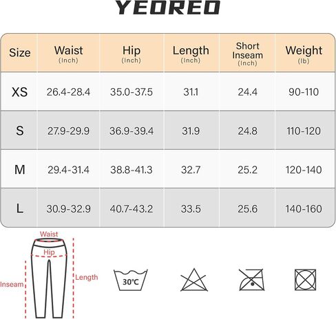 YEOREO سراويل يوجا متينة للنساء للتمرين بدون خياطة عالية الخصر in Saudi Arabia