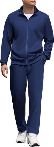 COOFANDY Men's Tracksuits Casual Sweatsuit 2 Piece Full Zip Athletic Jogging Suit Sets Sport Sweat Suit in Saudi Arabia