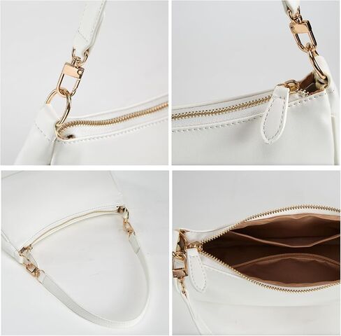 Small Cresent Shoulder Bags Crossbody Purses for Women Vegan Leather Handbag Clutch Hobo Purse in Saudi Arabia