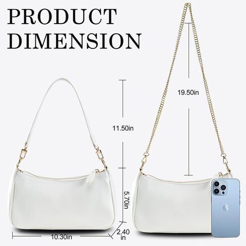 Small Cresent Shoulder Bags Crossbody Purses for Women Vegan Leather Handbag Clutch Hobo Purse in Saudi Arabia