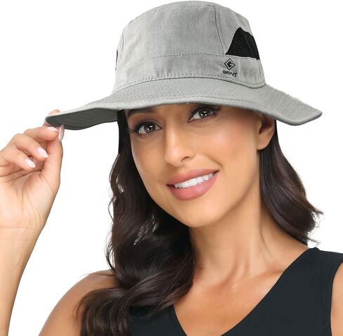 Fishing Hat for Mens Sun Hat Wide Brim Bucket Hat SPF UV Protection XL XXL Large Size Big Head Hiking Beach Safari in Kuwait
