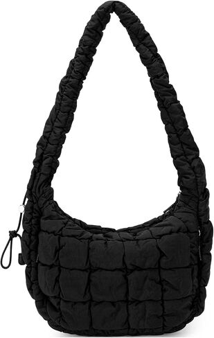 CLUCI Puffer Tote Bag for Women, Large Lightweight Quilted Carryall, Paddin Puffy Crossbody Purse Soft Hobo Shoulder Handbags in Kuwait
