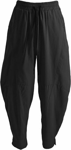 perdontoo Men's Linen Cotton Loose Fit Casual Lightweight Elastic Waist Summer Beach Pants in Kuwait