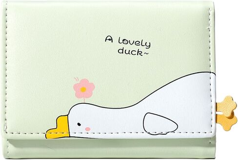 Sunwel Fashion Girls Cute Wallet 3D Duck Whale Mini Wallet Small Wallet Credit Card Holder ID Window for Women (PURPLE) in Saudi Arabia