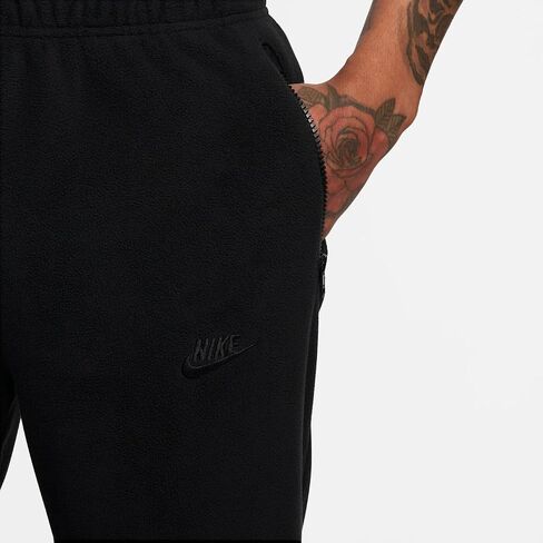 Nike Club Fleece Men's Polar Fleece Pants (FB8384-010, Black/Black) in Saudi Arabia