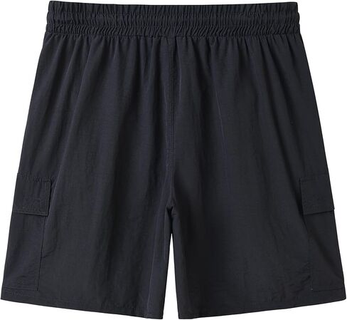 Men Big and Tall Cargo Shorts with Adjustable Drawstring Quickly Dry Polyamide Pants in Kuwait