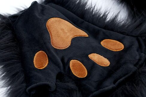 Anbiliwobo Fox Cat Wolf Paws Gloves Cosplay Costume Halloween Fancy Party Costume Accessories in Saudi Arabia