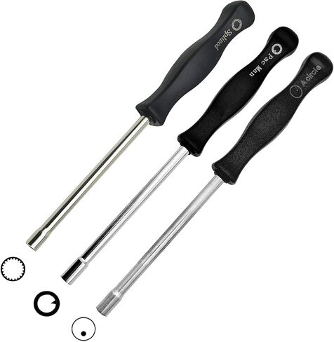 3 PCS Carburetor Adjustment Tool kit(21 Teeth Splined, Pac Man, A-Circle) for 2 Common Cycle Carburator Adjusting Small Engine Carb Tune up Adjusting Tool in Kuwait