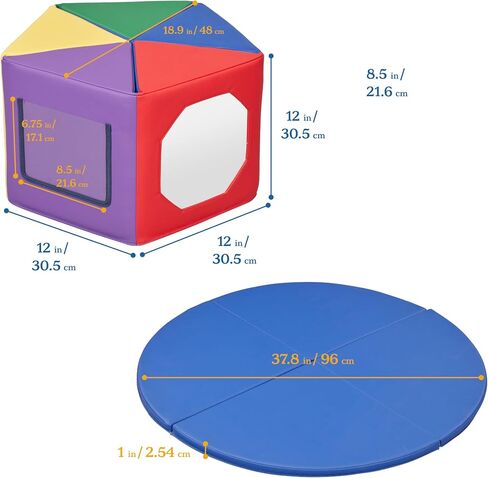 ECR4Kids SoftZone جدار المرايا، مركز الأنشطة، متنوع in Saudi Arabia