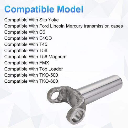 استبدال نير ناقل الحركة لعمود القيادة لسلسلة 2-3-6041X 1330، متوافق مع حالات نقل Ford Lincoln Mercury-C6 E4OD T45 T56 T56 Magnum FMX Top Loader TKO-500 TKO-600 in Saudi Arabia
