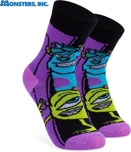 Disney Boys Socks Monsters Inc 5 Pack of Ankle Socks Size 12-7 Comfy Breathable Crew Socks for Kids Teenagers Boys Gifts in Kuwait