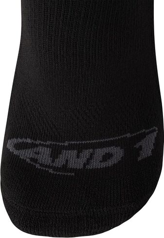 AND1 Boys' Crew Socks - 8 Pack Soft Athletic Mid Calf Socks for Boys - Boys Cushioned Sports Crew Socks (S-L) in Kuwait