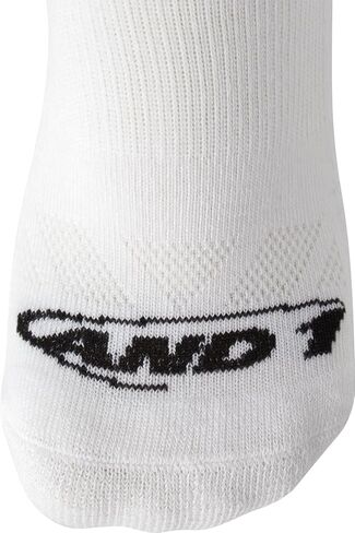 AND1 Boys' Crew Socks - 8 Pack Soft Athletic Mid Calf Socks for Boys - Boys Cushioned Sports Crew Socks (S-L) in Kuwait