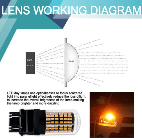 2PCS 3157 LED لمبة السيارة، فائقة السطوع منخفضة الطاقة 12V 3056 3156 3156A 3057 4057 3157 4157 T25 LED لمبات السيارة مع استبدال جهاز العرض لأضواء وقوف السيارات الفرامل الذيل، وأضواء عكسية احتياطية in Kuwait