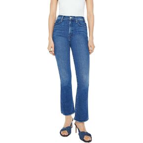 MOTHER Women's The Hustler Flood Fray Jeans