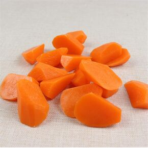 Zzooi 10PCS Artificial Fake Potato Carrots Pieces for Home Decor