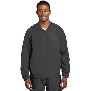 Sport-Tek® V-Neck Raglan Wind Shirt. JST72