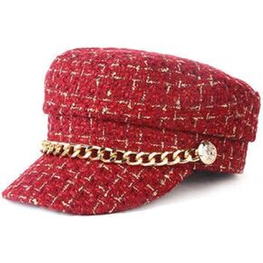 Tweed Chain Breton Cap