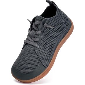 WateLves Toddler Little Kids Wide Barefoot Shoes Boys Girls Minimalist Sneakers Lightweight Breathable Walking Shoes | Naturally Splay | Flexible Fit