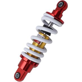 Shock Absorber, Simple Installation 240mm Strut Coil Spring Shock Absorber Waterproof Adjustable Damping for Motorcycle Off Road Scooter ATV