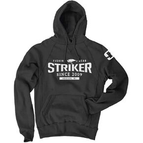 Striker Men's Habit All-Season Active Fishing Hoody - Warm Super-Soft Casual Outdoor Hooded Sweatshirt with Logo Print