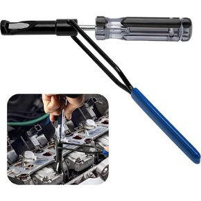 DECOHS 10mm Jam Nut Valve Adjustment Tool- Multi Function Valve Lapping Grinding Tool- Slotted Valve Adjusting Stud- Valve Lash Adjustment Tool for Japanese Car Engines