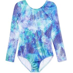 DAXIANG Long Sleeve Gymnastics Leotards for Girls Gymnastics Outfi Dance Unitard Biketards