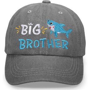 Cute Embroidered Baseball Cap for Kids Age 3-8, Funny Adjustable Cotton Embroidery Hat for Boys Girls