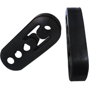 4 Pcs Exhaust Hanger Rubber, Universal Polyurethane Exhaust/Muffler Rubber, Insulator Bushing Mount 2 Holes (2 Holes)