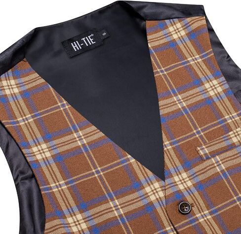 مرحبا التعادل الرجال دعوى سترة مصممة طوق واحدة الصدر سليم صالح فستان ريترو صدرية لحفل زفاف سهرة رسمية in Kuwait