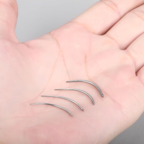 Oveta ثقب تفتق الفولاذ المقاوم للصدأ 14G 16G 18G إدراج دبوس تفتق لأداة ثقب المجوهرات الخيوط الداخلية in Kuwait