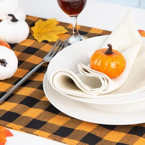 DomeStar 42 قطعة من مجموعات القرع الاصطناعي، 12 قطعة من القرع المزيف مع 30 قطعة من أوراق القيقب قطعة واحدة من أضواء سلسلة قرع الحصاد للحرف اليدوية وديكورات عيد الشكر في الهالوين in Kuwait