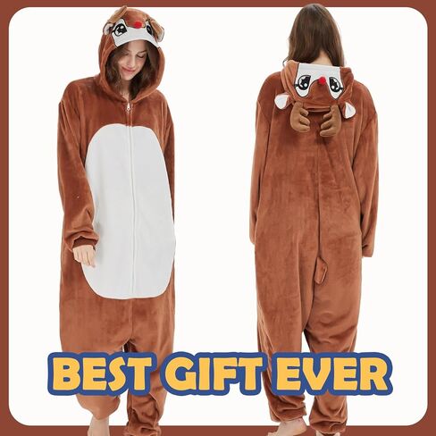 بدلة نوم SweetXIN للبالغين من الجنسين للهالوين والكريسماس التنكرية للنساء والرجال in Kuwait