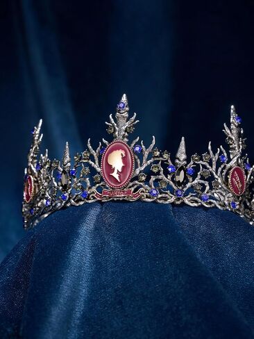 SWEETV Couple Crowns for Women & Men,Crystal Queen Tiara King Crown Set,2-Pack Medieval Hair Accessories for Prom Wedding Photo Shoot Birthday【Couple Crowns Series】 in Saudi Arabia