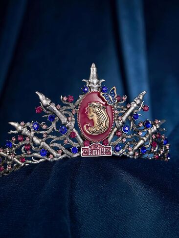 SWEETV Couple Crowns for Women & Men,Crystal Queen Tiara King Crown Set,2-Pack Medieval Hair Accessories for Prom Wedding Photo Shoot Birthday【Couple Crowns Series】 in Saudi Arabia