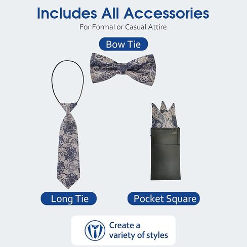 سترة للأولاد بدلة رسمية مكونة من 4 قطع، صدرية وربطة عنق بلون موحد مع جيوب in Kuwait