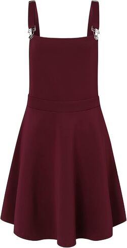YOINS Overall Pinafore Dresses for Women Adjustable Straps Pleated Mini Cute Suspender Skirts Pinafore Dress in Kuwait