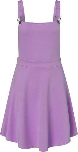 YOINS Overall Pinafore Dresses for Women Adjustable Straps Pleated Mini Cute Suspender Skirts Pinafore Dress in Kuwait