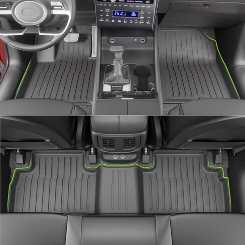 4.3FT حصيرة أرضية السرير متوافقة مع 2022-2025 سانتا كروز TPE استبدال بطانة سرير الشاحنة لملحقات سانتا كروز 2022-2025 (4.3FT حصيرة السرير + حصيرة الأرضية) in Kuwait