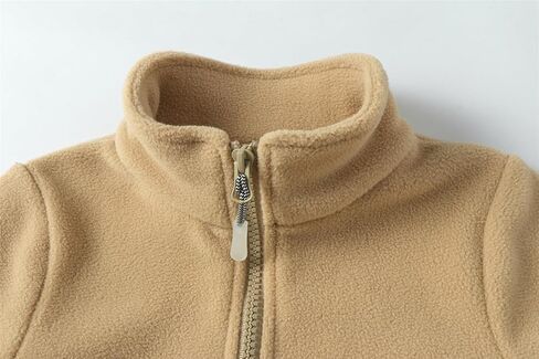 Mud Kingdom Boys Girls Quarter Zip Sweatshirt Polar Fleece Long Sleeve Shirts Mock Neck Fall Pullover Tops in Kuwait