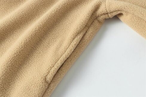 Mud Kingdom Boys Girls Quarter Zip Sweatshirt Polar Fleece Long Sleeve Shirts Mock Neck Fall Pullover Tops in Kuwait