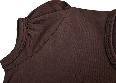Lilax Girls' Basic Short Puff Sleeve Round Neck Cotton T-Shirt in Saudi Arabia